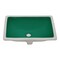 Ruvati 18 x 13 inch Undermount Bathroom Sink Emerald Green Rectangular Porcelain Ceramic with Overflow RVB0720EG - alternate 1